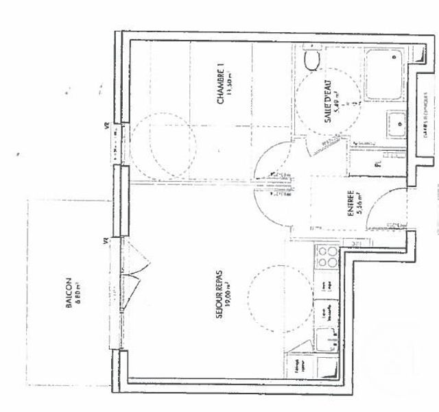 Appartement F2 à louer - 2 pièces - 41.55 m2 - MELUN - 77 - ILE-DE-FRANCE - Century 21 Cerim